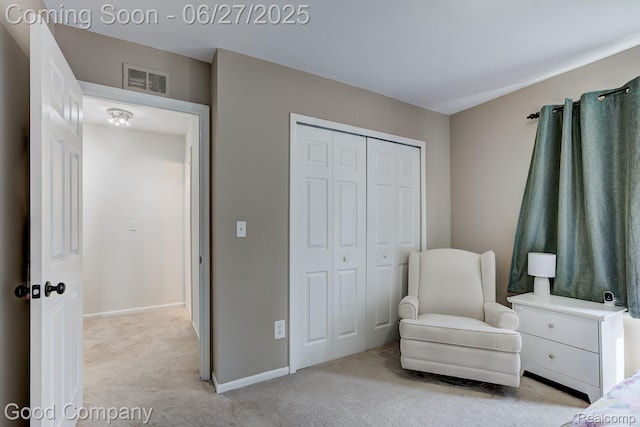 3626 Prairie Ave, Berkley, MI 48072 - sitting room with light carpet and baseboards