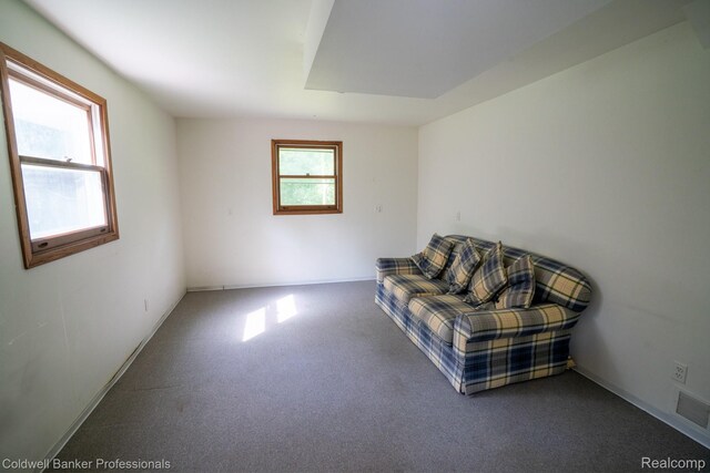 3485 Burrus Ct, Ortonville, MI 48462 - living area featuring carpet flooring and baseboards