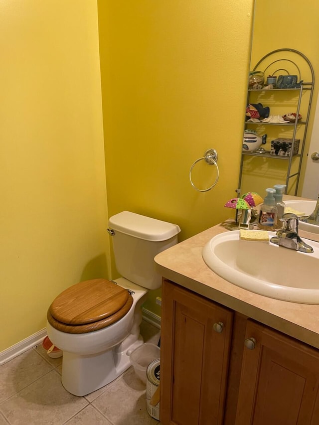 6296 Moonstone Dr, Grand Blanc, MI 48439 - bathroom with vanity and tile patterned flooring