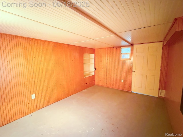 32303 Glen St, Westland, MI 48186 - basement with wooden walls