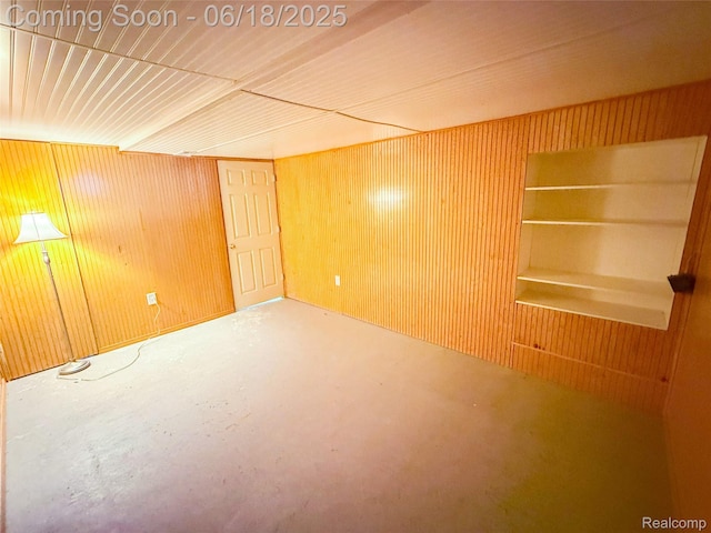32303 Glen St, Westland, MI 48186 - finished below grade area featuring wood walls