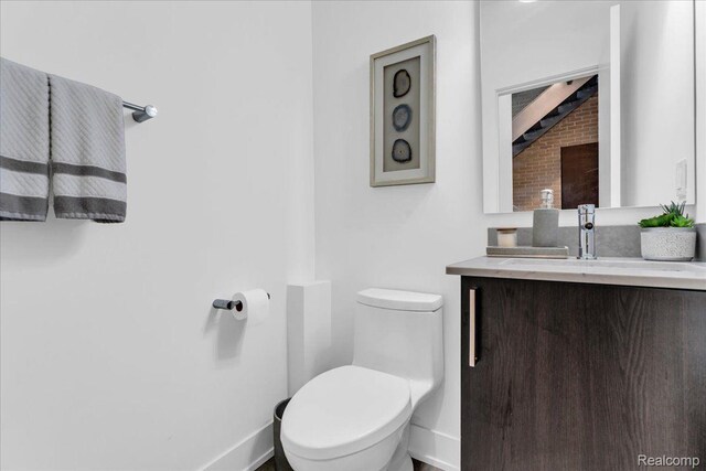 248 Alfred St, Detroit, MI 48201 - bathroom featuring vanity and toilet