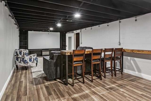 3108 Kim St, Saint Joseph, MI 49085 - cinema room featuring wood finished floors