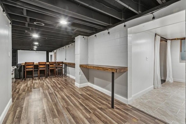 3108 Kim St, Saint Joseph, MI 49085 - finished basement featuring baseboards and wood finished floors