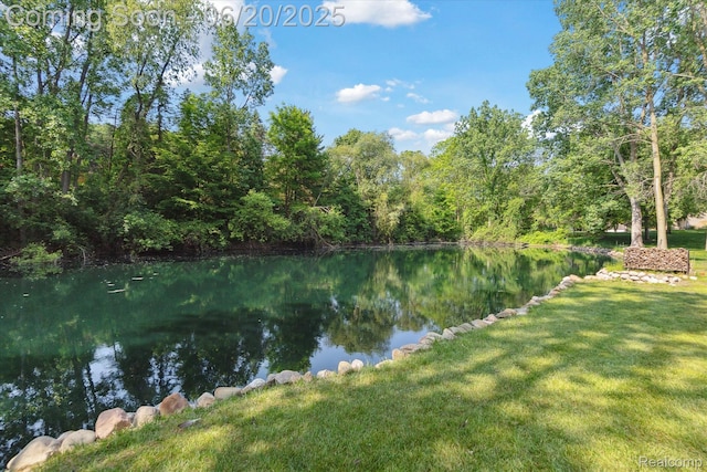 2386 Sherlock Trl, Highland, MI 48356 - water view featuring a heavily wooded area