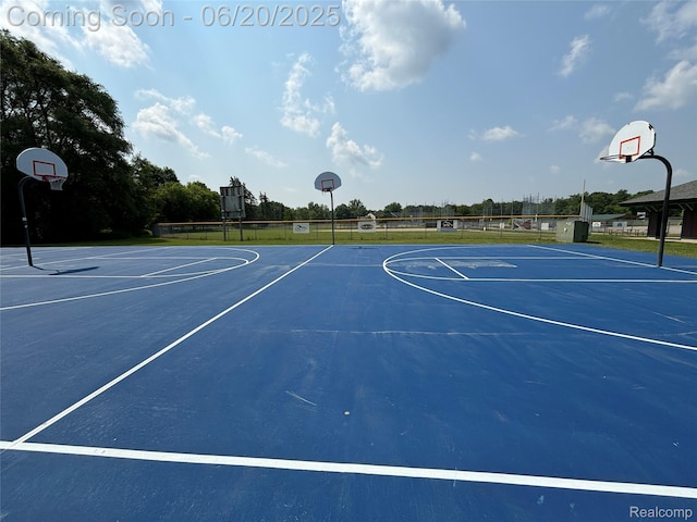 2386 Sherlock Trl, Highland, MI 48356 - view of basketball court with community basketball court