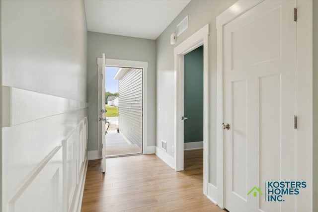 1827 Stratford Ln NW, Grand Rapids, MI 49534 - corridor with light wood finished floors and baseboards