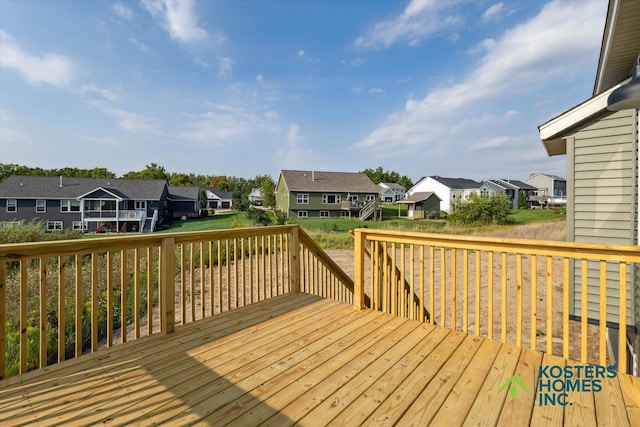 1827 Stratford Ln NW, Grand Rapids, MI 49534 - wooden terrace featuring a residential view