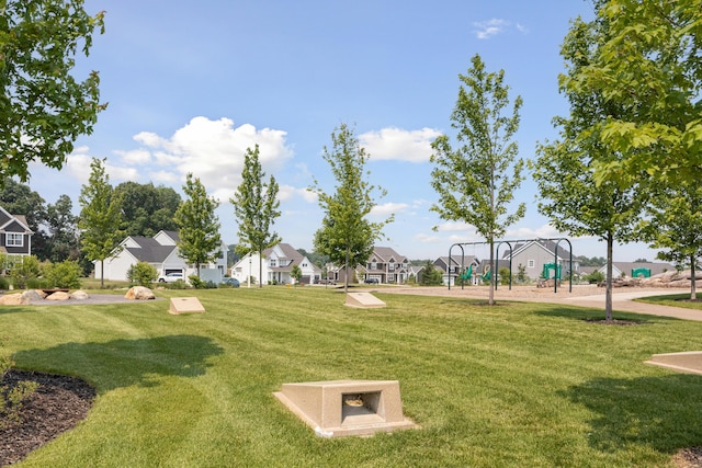 8167 Turning Stone, Kalamazoo, MI 49009 - view of green lawn with a residential view