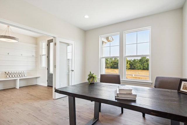 8167 Turning Stone, Kalamazoo, MI 49009 - office with plenty of natural light, light wood finished floors, and recessed lighting