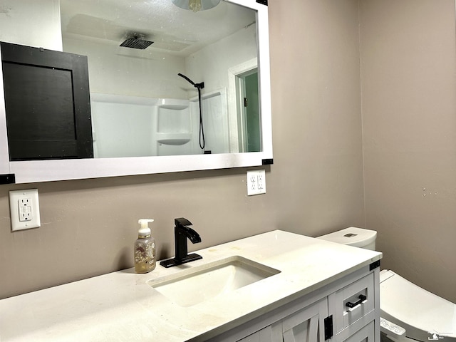 8464 Keitha Dr, Lambertville, MI 48144 - full bathroom with vanity and a shower