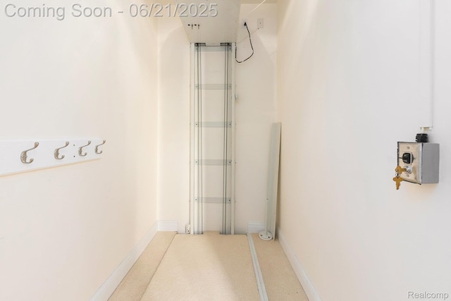5387 Bristol Parke Dr, Clarkston, MI 48348 - corridor featuring carpet flooring and baseboards