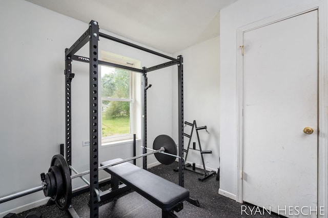 10340 Kartz Rd, Greenville, MI 48838 - workout area featuring baseboards