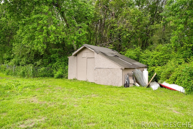 10340 Kartz Rd, Greenville, MI 48838 - view of shed featuring a view of trees