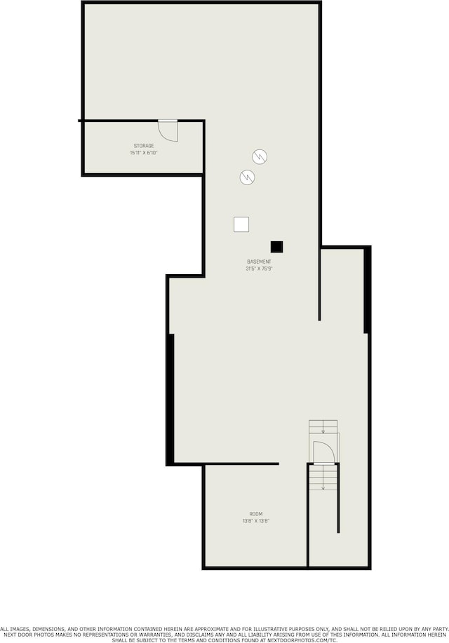 390 W Muskegon Ave, Muskegon, MI 49440 - view of room layout