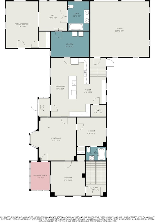 390 W Muskegon Ave, Muskegon, MI 49440 - view of home floor plan