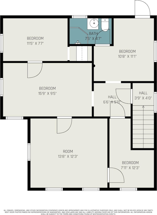 390 W Muskegon Ave, Muskegon, MI 49440 - view of home floor plan
