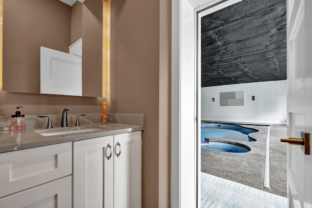 7074 S Ainger Rd, Olivet, MI 49076 - bathroom featuring vanity