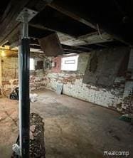 3417 Hurlbut St, Detroit, MI 48214 - view of unfinished basement