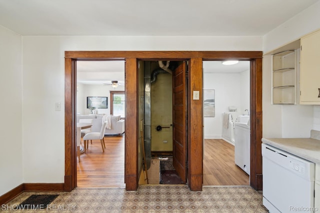 34 Charles St, Hillsdale, MI 49242 - hall with light wood-type flooring