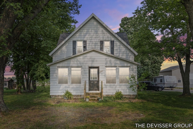 3665 47th St, Hamilton, MI 49419 - view of front facade featuring entry steps and a front yard