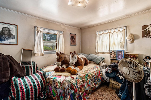 724 E Ludington Ave, Ludington, MI 49431 - bedroom with ornamental molding