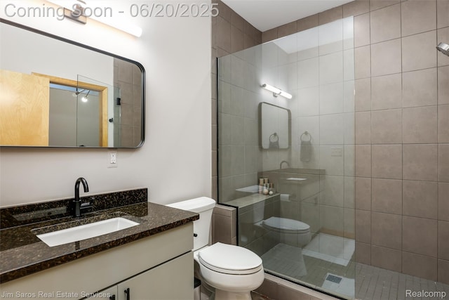 444 W Willis St Unit 211, Detroit, MI 48201 - bathroom with a tile shower and vanity
