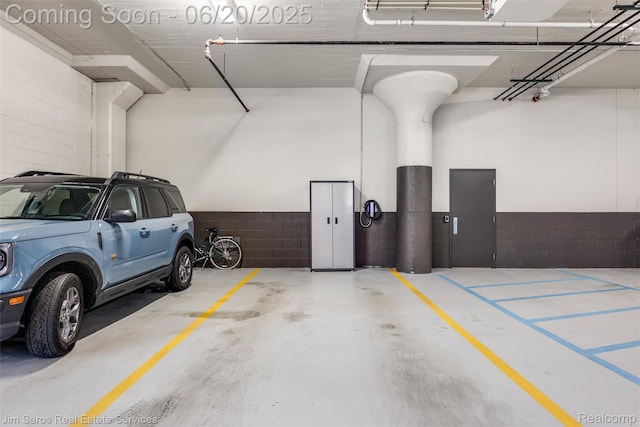 444 W Willis St Unit 211, Detroit, MI 48201 - parking deck featuring wainscoting