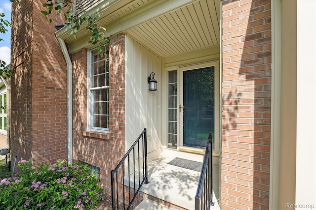 1921 Dunham Dr, Rochester, MI 48306 - entrance to property with brick siding