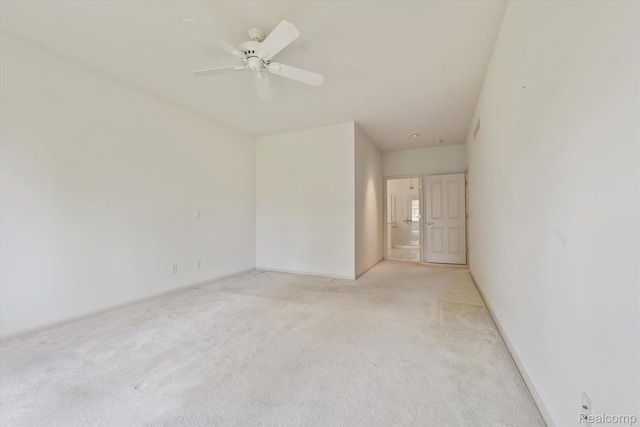 1921 Dunham Dr, Rochester, MI 48306 - spare room featuring light colored carpet and ceiling fan