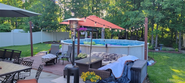 29390 Juniper St, Trenton, MI 48183 - deck with outdoor dining area