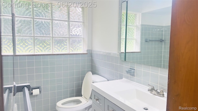 23930 Eureka Ave, Warren, MI 48091 - bathroom with tile walls and vanity