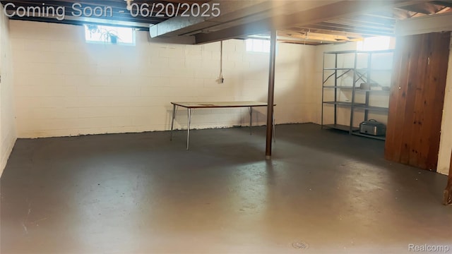 23930 Eureka Ave, Warren, MI 48091 - basement featuring concrete block wall