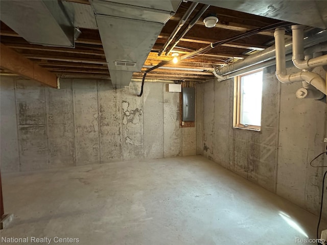1390 N US-23, East Tawas, MI 48730 - basement with electric panel