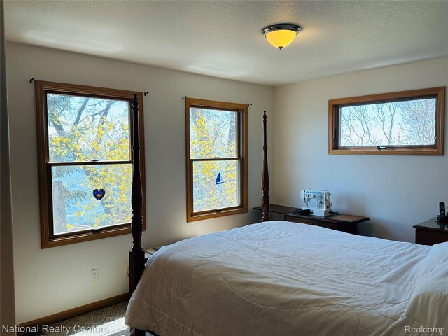 1390 N US-23, East Tawas, MI 48730 - carpeted bedroom with baseboards