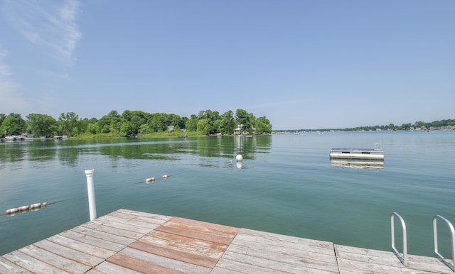 61626 Colony Bay Dr Unit 15, Cassopolis, MI 49031 - dock featuring a water view