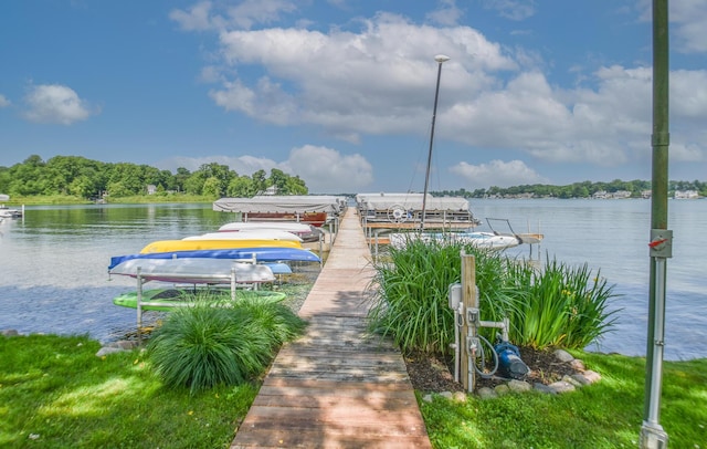61626 Colony Bay Dr Unit 15, Cassopolis, MI 49031 - dock area with a water view