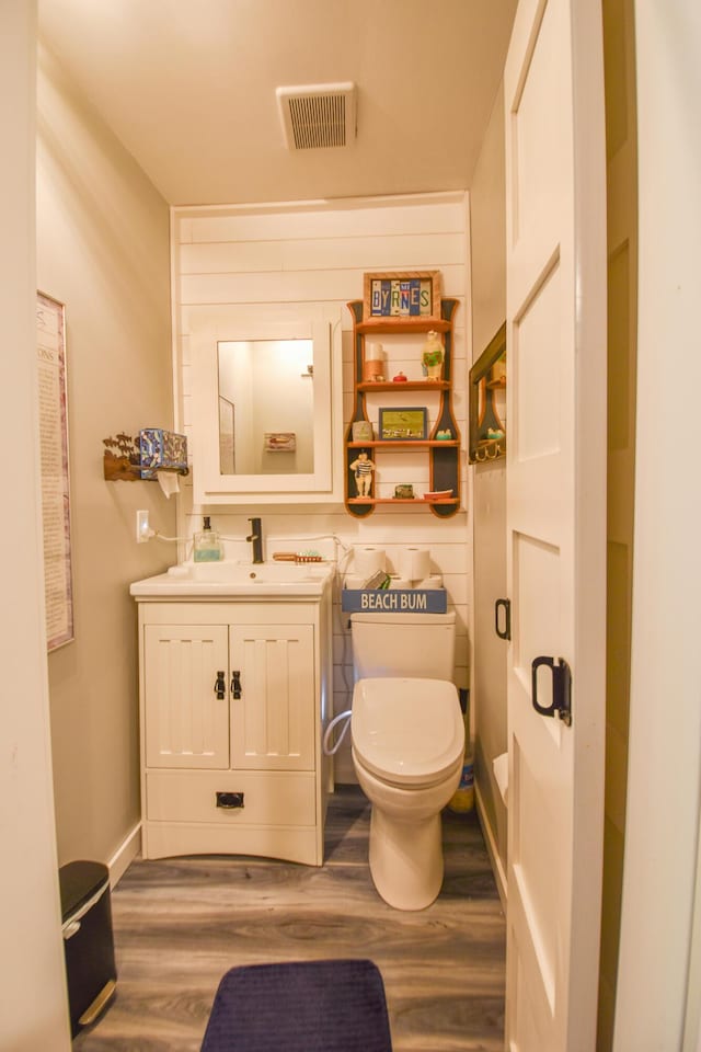 61626 Colony Bay Dr Unit 15, Cassopolis, MI 49031 - bathroom with wood finished floors and vanity