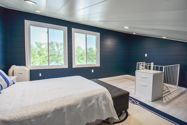 61626 Colony Bay Dr Unit 15, Cassopolis, MI 49031 - bedroom with wooden walls