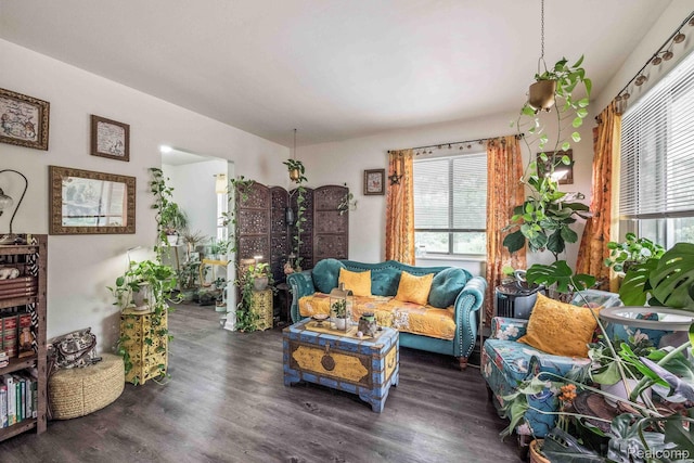 10660 E Holly Rd, Davisburg, MI 48350 - living area featuring plenty of natural light and wood finished floors
