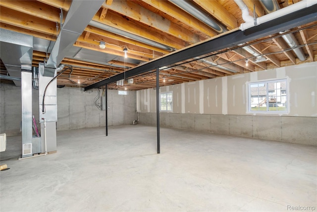 5959 Augusta Ln Unit 20, Grand Blanc, MI 48439 - basement with heating unit