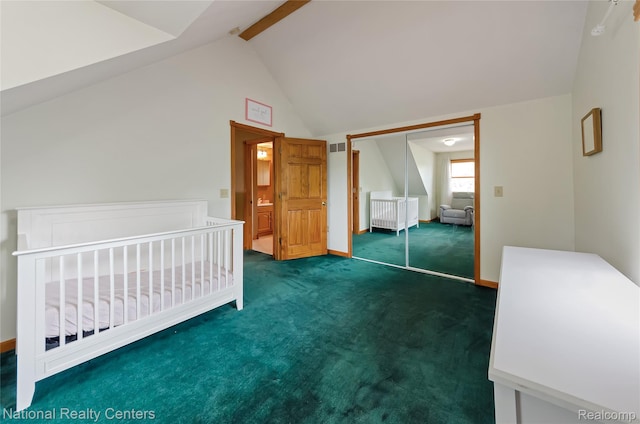 1471 Eldon Ct, Gladwin, MI 48624 - carpeted bedroom featuring a closet and baseboards