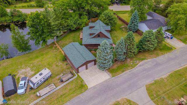1471 Eldon Ct, Gladwin, MI 48624 - aerial view of property and surrounding area