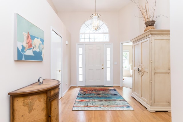3105 Earlmoore Ln, Ann Arbor, MI 48105 - entrance foyer featuring light wood finished floors and baseboards