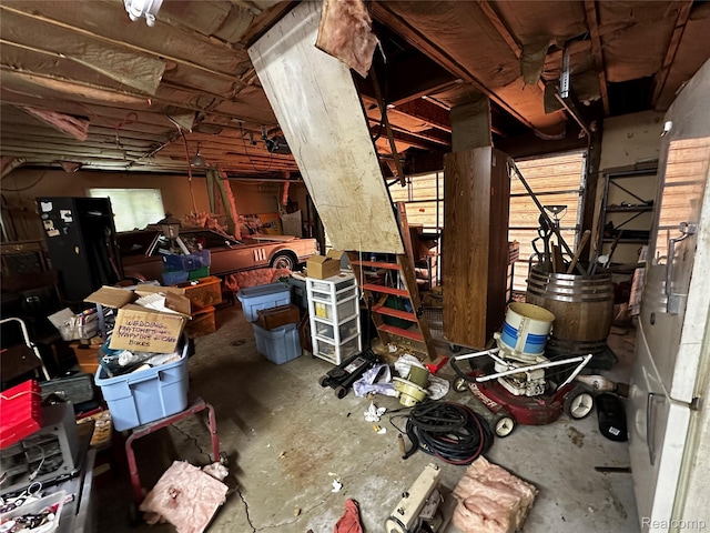 12910 Wilbur Rd, Clinton, MI 49236 - misc room with unfinished concrete floors