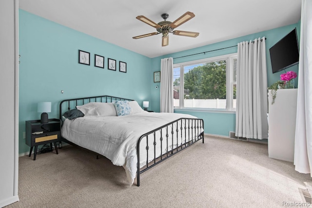 29948 Hathaway St, Livonia, MI 48150 - carpeted bedroom featuring baseboards and a ceiling fan