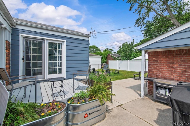 29948 Hathaway St, Livonia, MI 48150 - view of patio featuring a wooden deck