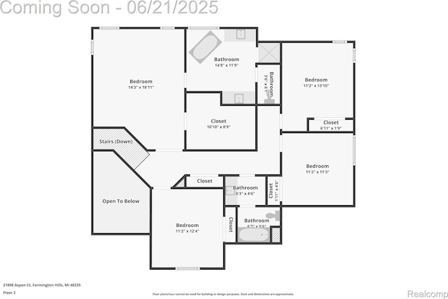 21898 Aspen Ct, Farmington Hills, MI 48335 - view of home floor plan