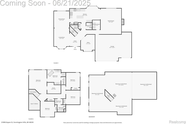 21898 Aspen Ct, Farmington Hills, MI 48335 - view of home floor plan