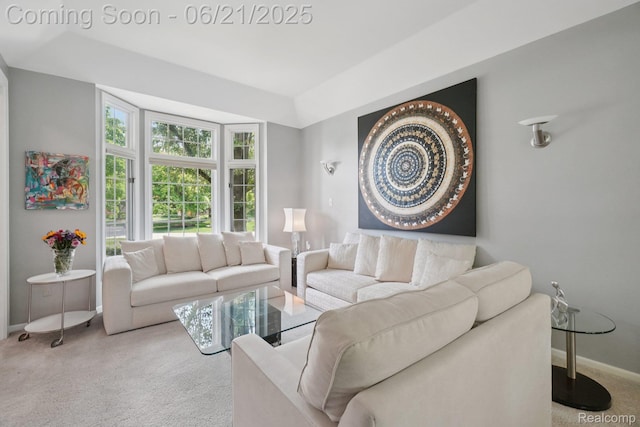 21898 Aspen Ct, Farmington Hills, MI 48335 - carpeted living room featuring baseboards